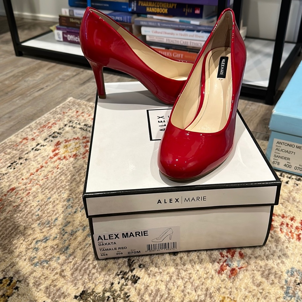 Alex Marie red heels
